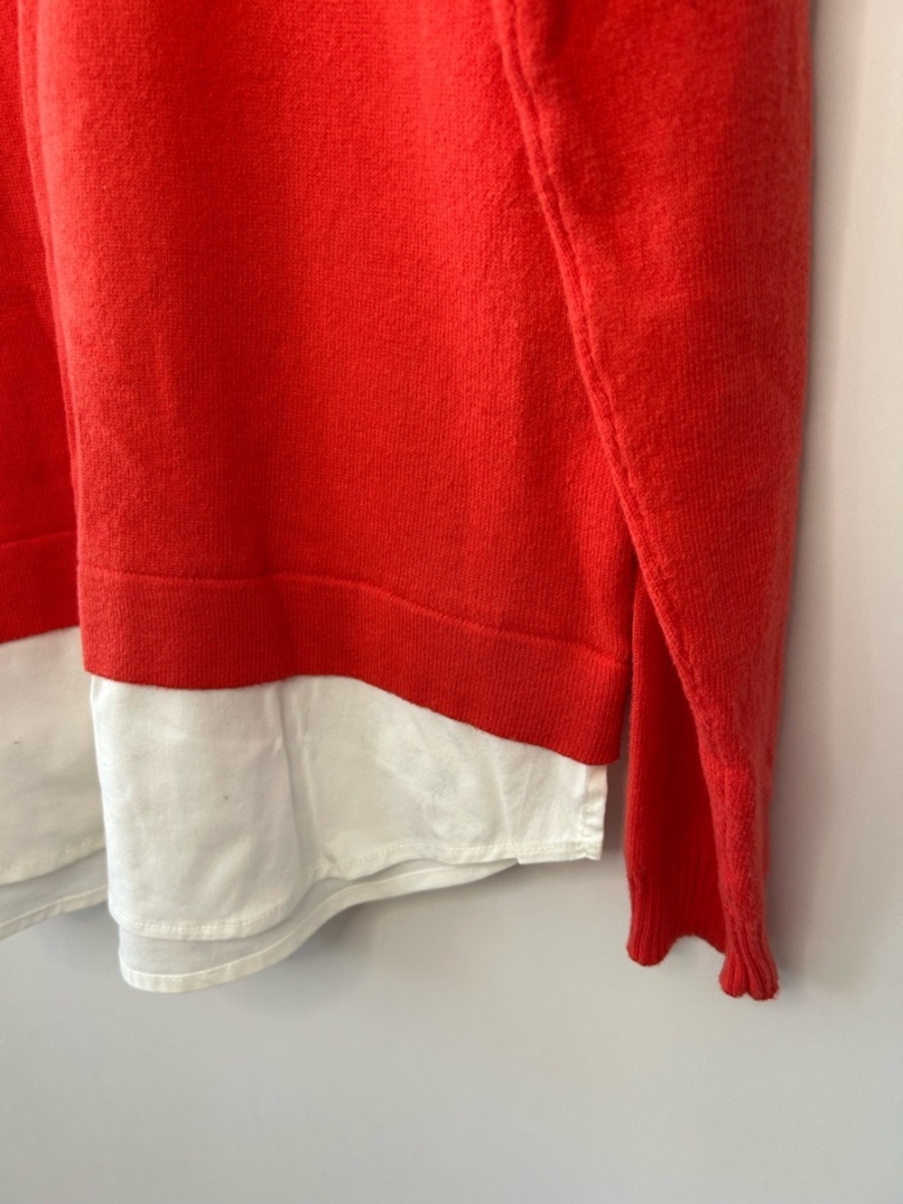 Elliot Lauren Women’s Red and White Sweater, Size XS - Picture 4 of 8